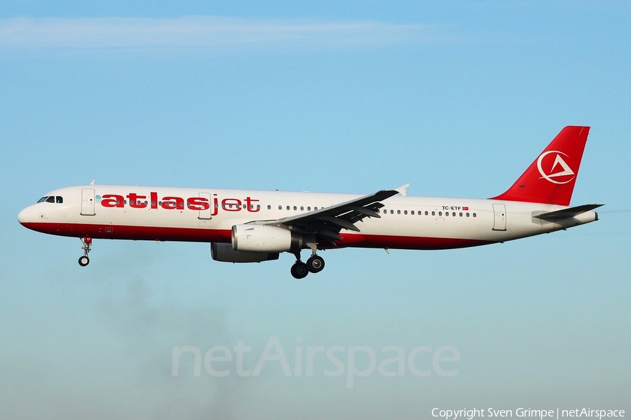 Atlasjet Airbus A321-231 (TC-ETF) | Photo 36056