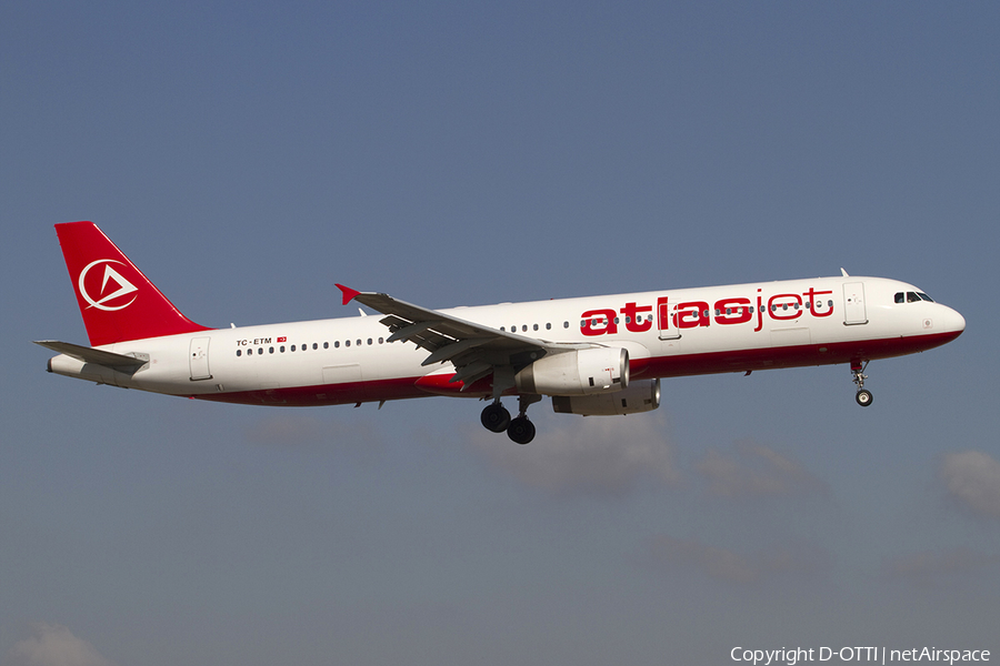 Atlasjet Airbus A321-131 (TC-ETM) | Photo 316907