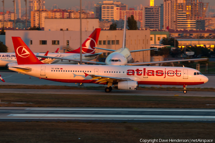 Atlasjet Airbus A321-131 (TC-ETM) | Photo 33224