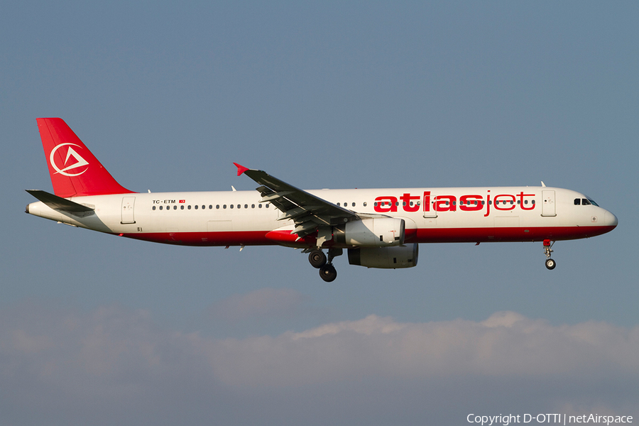 Atlasjet Airbus A321-131 (TC-ETM) | Photo 354469