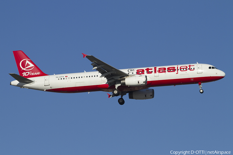 Atlasjet Airbus A321-231 (TC-ETV) | Photo 390791