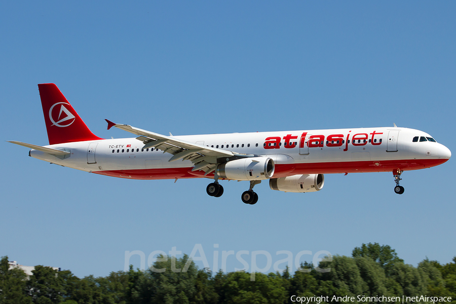 Atlasjet Airbus A321-231 (TC-ETV) | Photo 29415