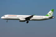 Freebird Airlines Airbus A321-131 (TC-FBG) at  Brussels - International, Belgium