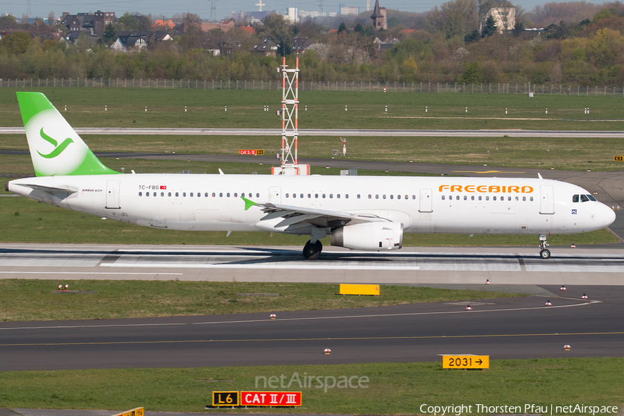 Freebird Airlines Airbus A321-131 (TC-FBG) | Photo 74229