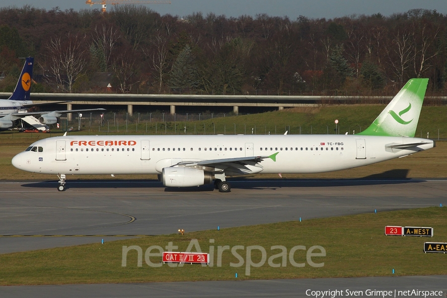 Freebird Airlines Airbus A321-131 (TC-FBG) | Photo 14828