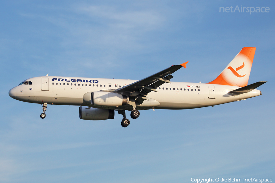 Freebird Airlines Airbus A320-232 (TC-FBJ) | Photo 38648