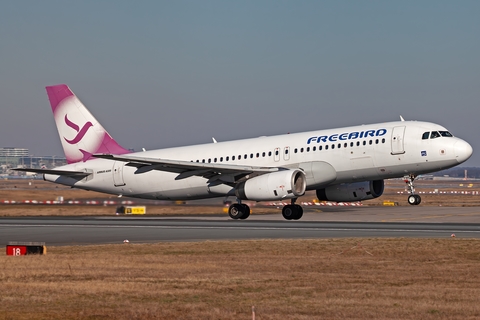 Freebird Airlines Airbus A320-232 (TC-FBR) at  Frankfurt am Main, Germany
