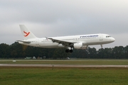 Freebird Airlines Airbus A320-212 (TC-FBY) at  Hannover - Langenhagen, Germany
