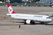 Freebird Airlines Airbus A320-214 (TC-FHB) at  Dusseldorf - International, Germany