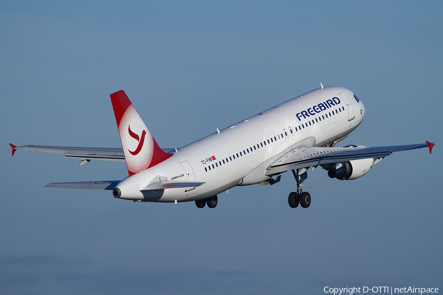 Freebird Airlines Airbus A320-214 (TC-FHB) | Photo 486307