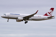 Freebird Airlines Airbus A320-214 (TC-FHN) at  Berlin Brandenburg, Germany