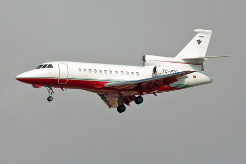 (Private) Dassault Falcon 900EX (TC-FTG) at  Dubai - International, United Arab Emirates