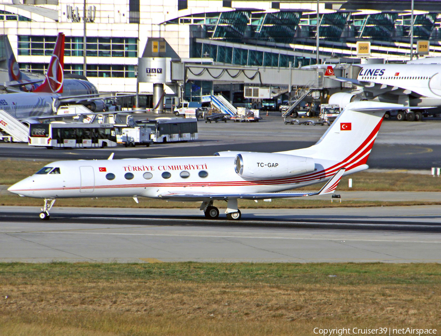 Turkish Government Gulfstream G-IV (TC-GAP) | Photo 307107