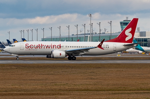 Southwind Airlines Boeing 737-8 MAX (TC-GRJ) at  Munich, Germany