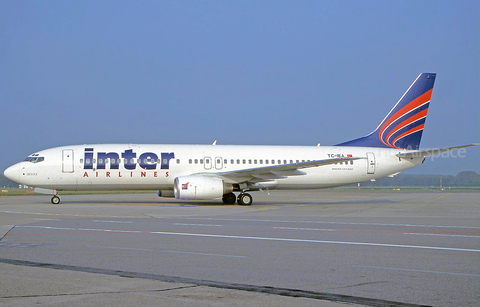 Inter Airlines Boeing 737-8CX (TC-IEA) at  Hamburg - Fuhlsbuettel (Helmut Schmidt), Germany