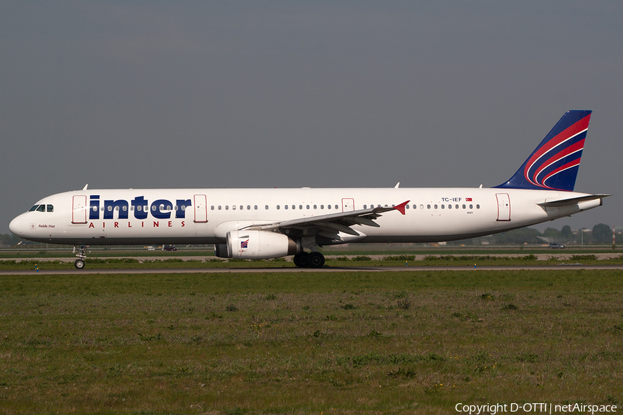 Inter Airlines Airbus A321-231 (TC-IEF) | Photo 199104