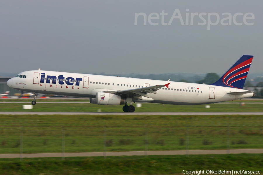 Inter Airlines Airbus A321-231 (TC-IEF) | Photo 236344