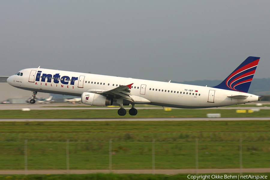 Inter Airlines Airbus A321-231 (TC-IEF) | Photo 31004