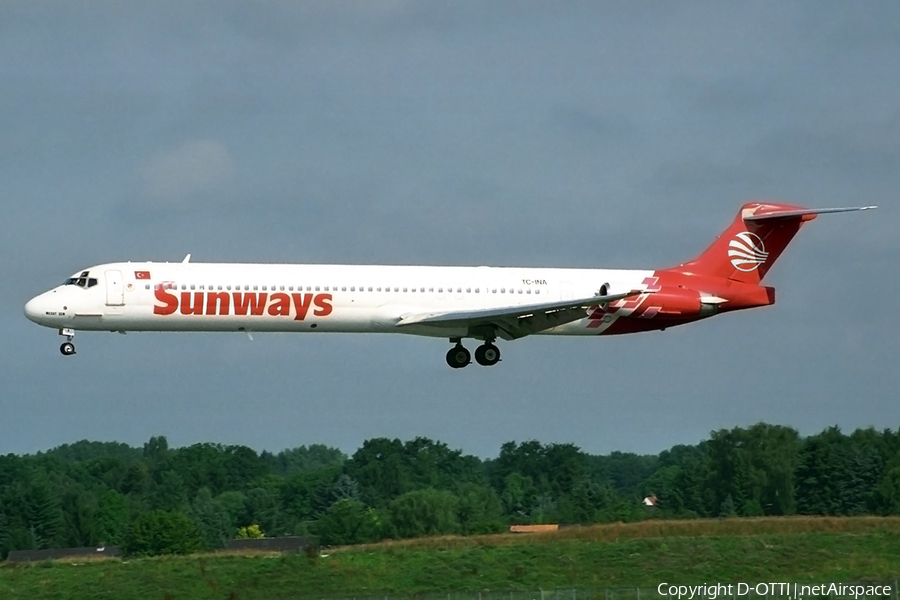 Sunways Intersun McDonnell Douglas MD-83 (TC-INA) | Photo 261182