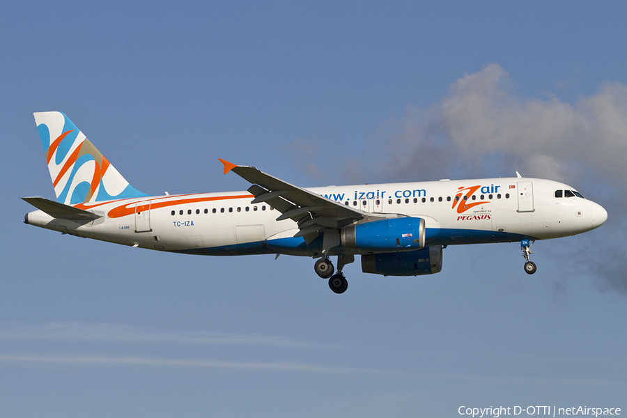 IZair (Pegasus Airlines) Airbus A320-233 (TC-IZA) | Photo 313079