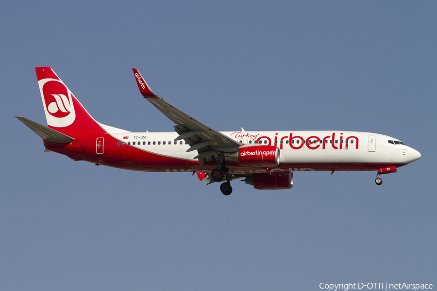 Air Berlin Turkey Boeing 737-86J (TC-IZC) | Photo 392259