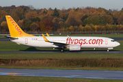 Pegasus Airlines Boeing 737-8GJ (TC-IZI) at  Hamburg - Fuhlsbuettel (Helmut Schmidt), Germany