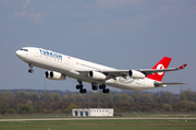 Turkish Airlines Airbus A340-313X (TC-JDN) at  Dusseldorf - International, Germany