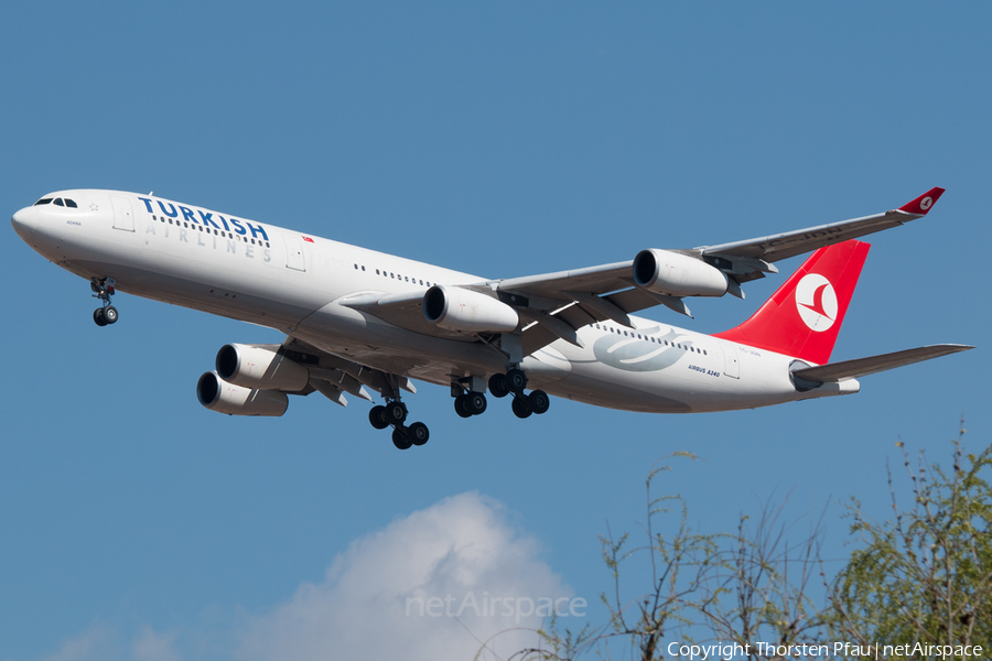Turkish Airlines Airbus A340-313X (TC-JDN) | Photo 85075