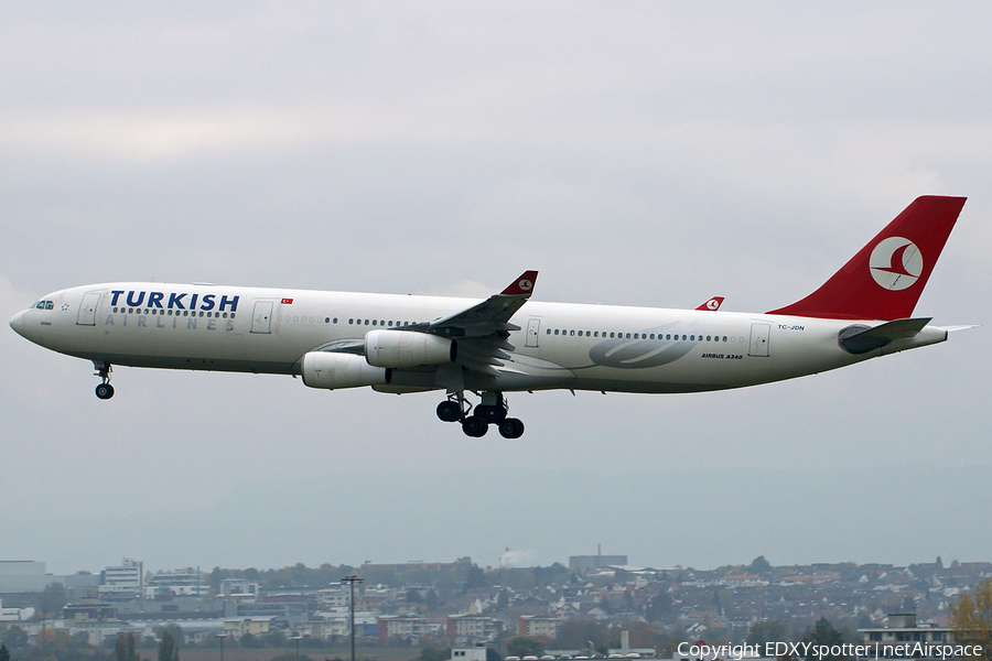 Turkish Airlines Airbus A340-313X (TC-JDN) | Photo 278120