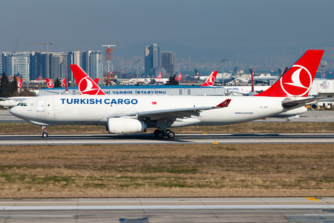 Turkish Cargo Airbus A330-243F (TC-JDO) at  Istanbul - Ataturk, Turkey