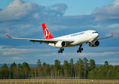 Turkish Cargo Airbus A330-243F (TC-JDS) at  Oslo - Gardermoen, Norway