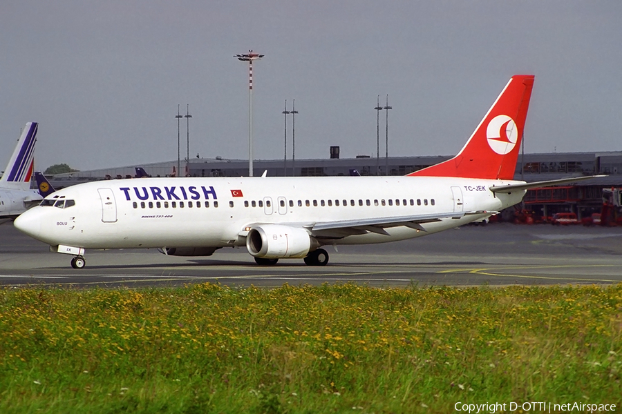 Turkish Airlines Boeing 737-4Q8 (TC-JEK) | Photo 284068