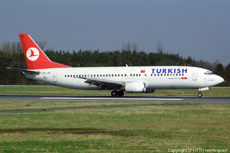 Turkish Airlines Boeing 737-4Q8 (TC-JEL) | Photo 388085