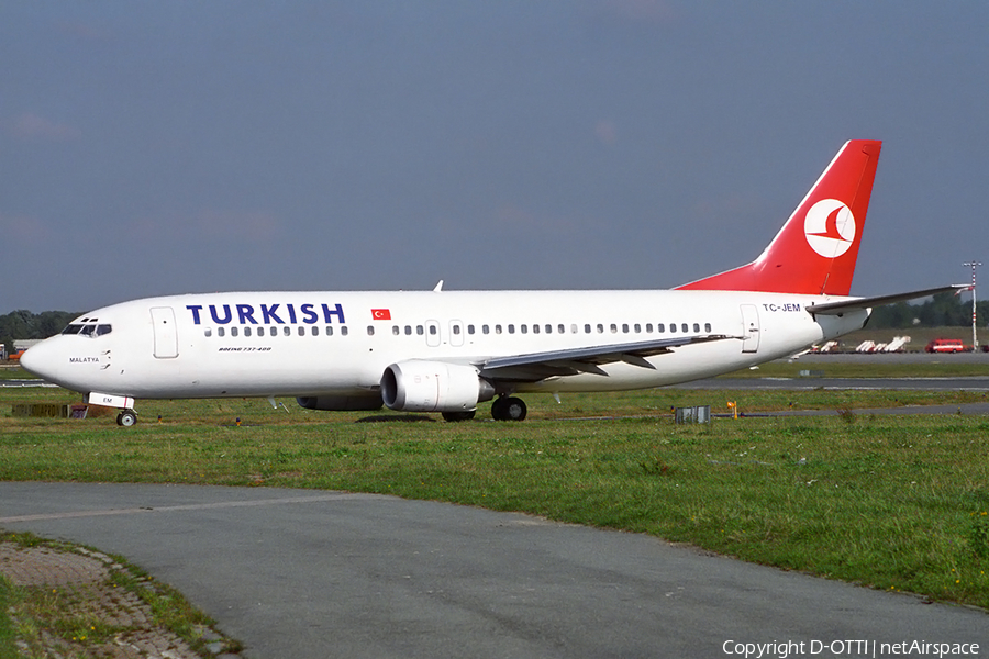 Turkish Airlines Boeing 737-4Q8 (TC-JEM) | Photo 156720