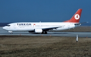 Turkish Airlines Boeing 737-4Q8 (TC-JEM) at  Zurich - Kloten, Switzerland