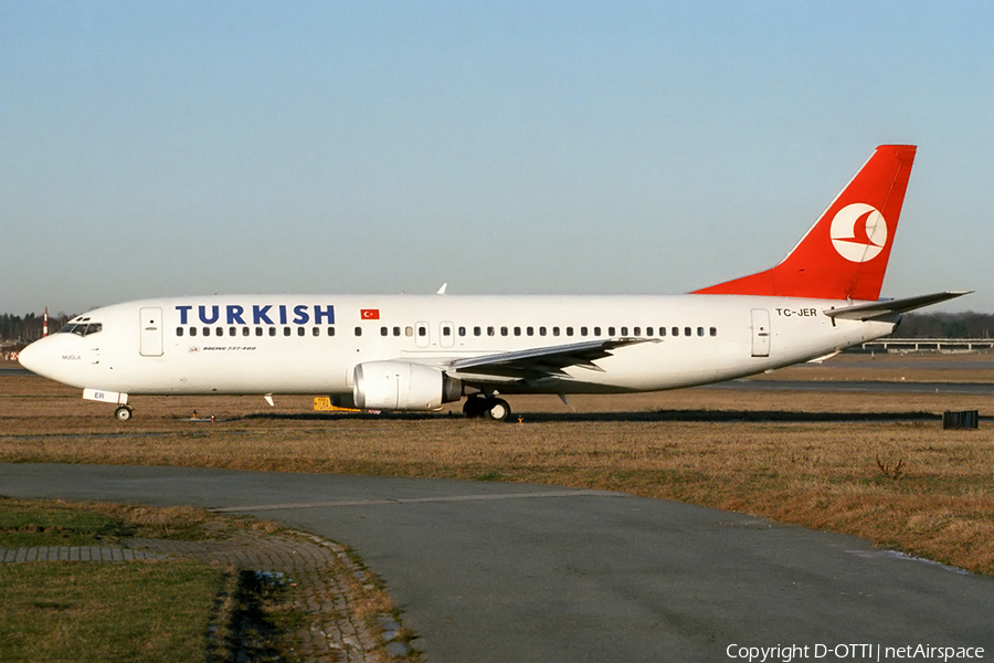 Turkish Airlines Boeing 737-4Y0 (TC-JER) | Photo 157119