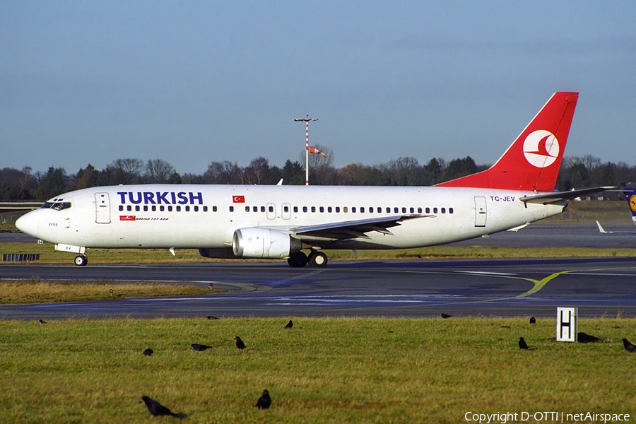 Turkish Airlines Boeing 737-4Y0 (TC-JEV) | Photo 372477