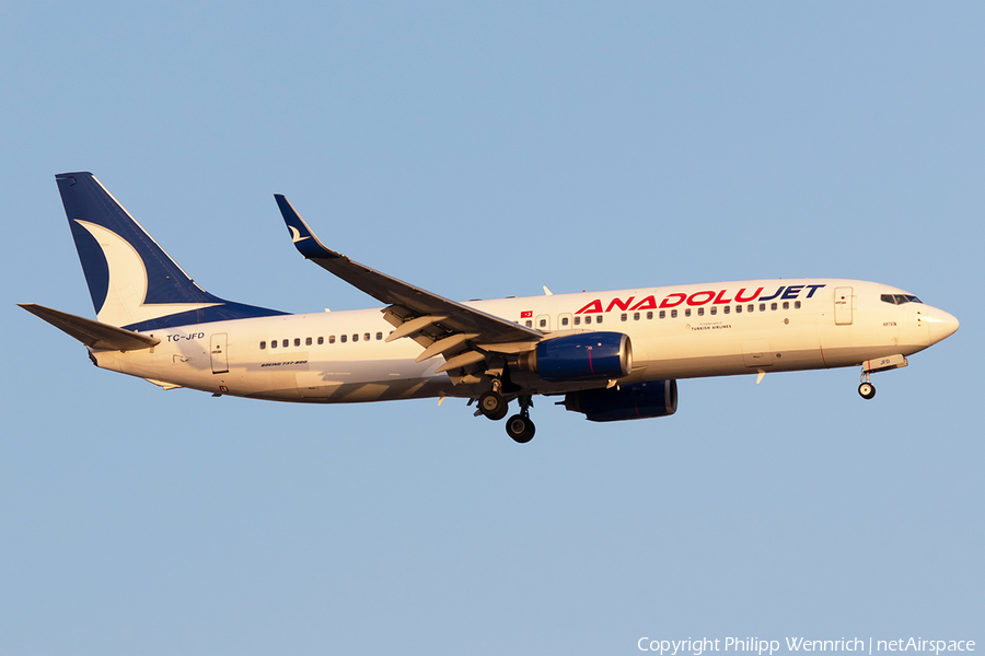 AnadoluJet Boeing 737-8F2 (TC-JFD) | Photo 333895