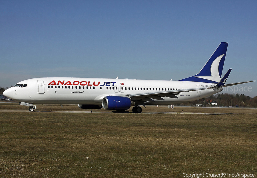 AnadoluJet Boeing 737-8F2 (TC-JFD) | Photo 509628
