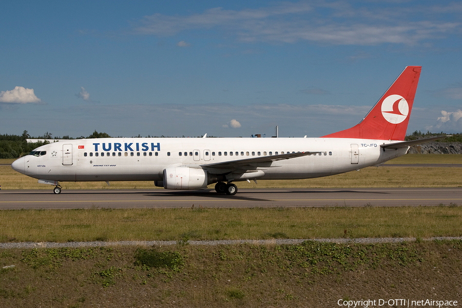 Turkish Airlines Boeing 737-8F2 (TC-JFD) | Photo 267111