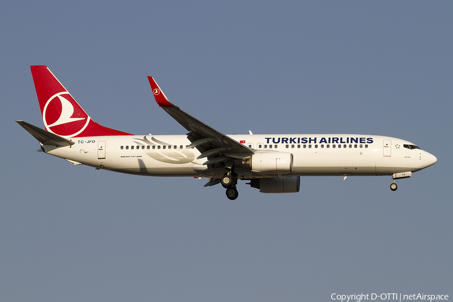 Turkish Airlines Boeing 737-8F2 (TC-JFD) | Photo 392270