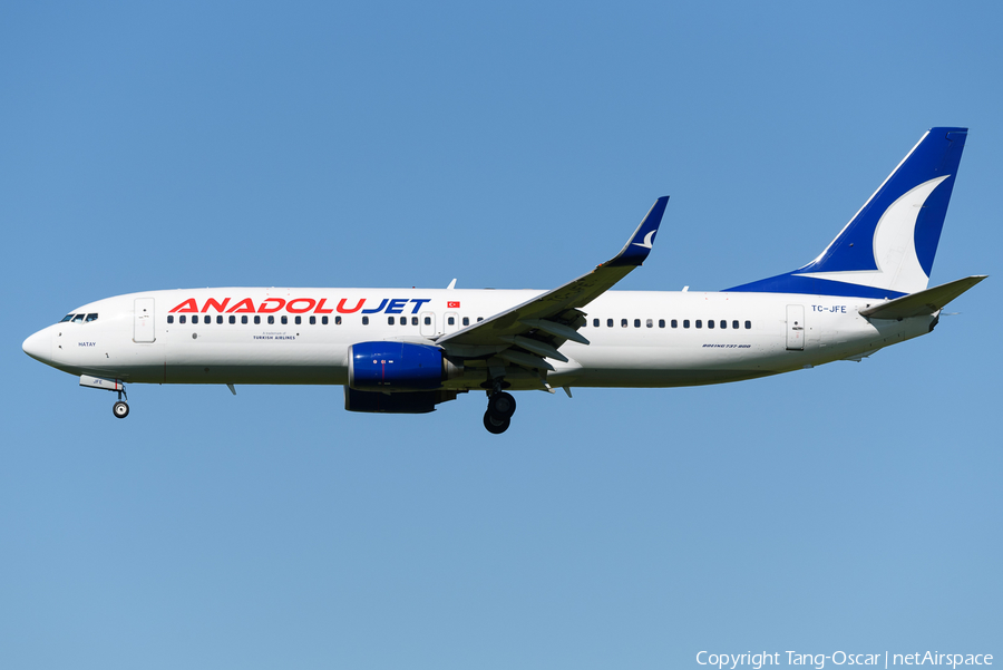 AnadoluJet Boeing 737-8F2 (TC-JFE) | Photo 446228