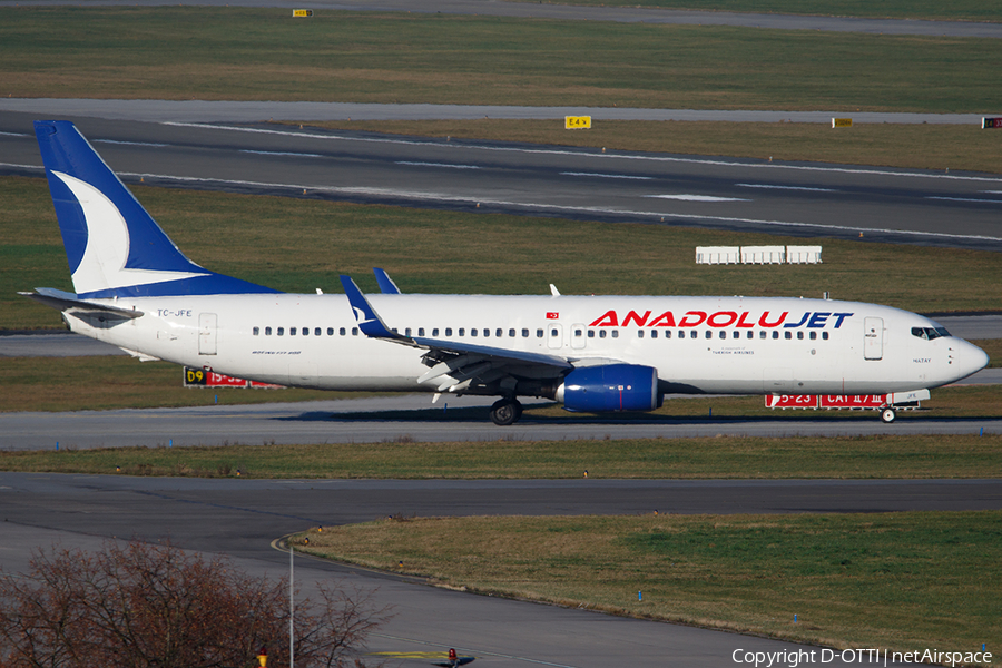 AnadoluJet Boeing 737-8F2 (TC-JFE) | Photo 484908