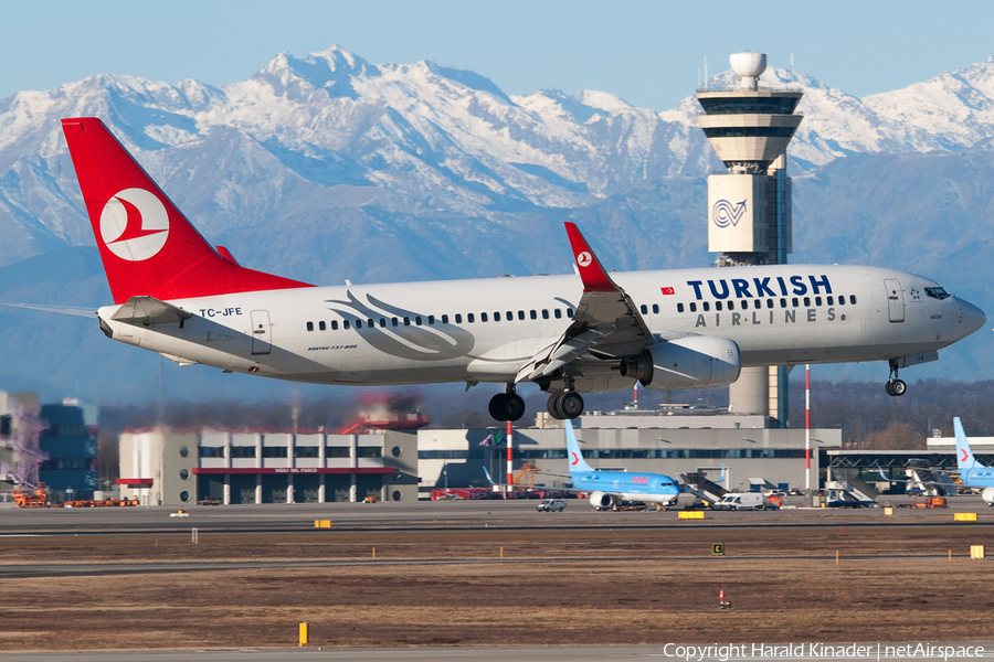 Turkish Airlines Boeing 737-8F2 (TC-JFE) | Photo 337905