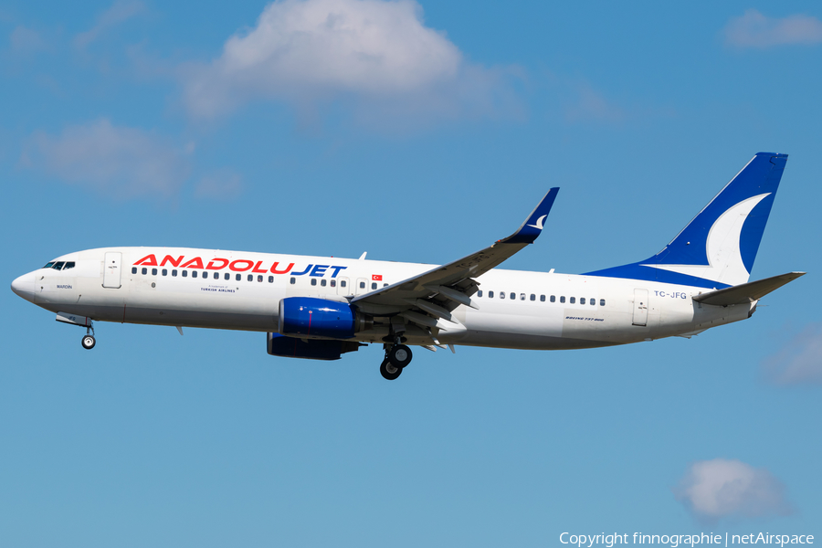 AnadoluJet Boeing 737-8F2 (TC-JFG) | Photo 428450