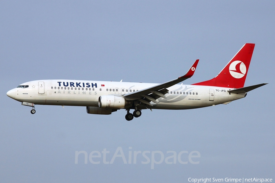 Turkish Airlines Boeing 737-8F2 (TC-JFG) | Photo 15645