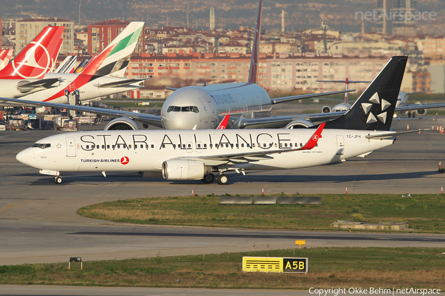 Turkish Airlines Boeing 737-8F2 (TC-JFH) | Photo 43867