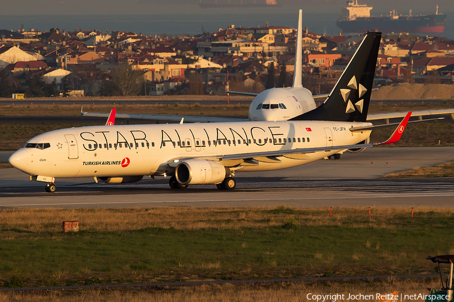 Turkish Airlines Boeing 737-8F2 (TC-JFH) | Photo 90980