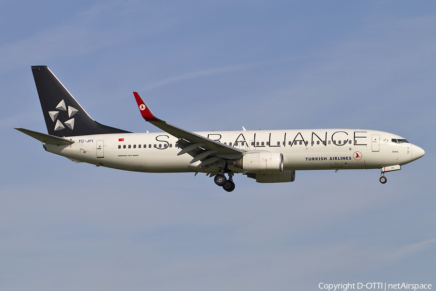 Turkish Airlines Boeing 737-8F2 (TC-JFI) | Photo 313586