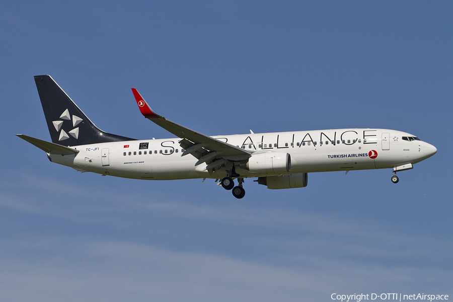 Turkish Airlines Boeing 737-8F2 (TC-JFI) | Photo 388969